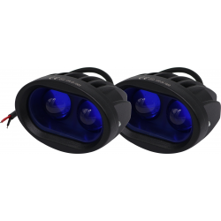 2x LAMPA STRUMIENIOWA OPRYSKIWACZA NIEBIESKA LED 2x10W 2000Lm MAŁA